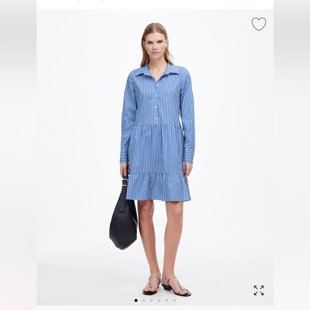 Madewell Blue and White Striped Dress
